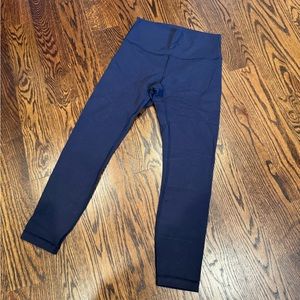 Navy blue Lululemon Legging Size 8